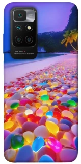 Чохол на Xiaomi Redmi 10 Каміння світиться на березі фото 1 з 1