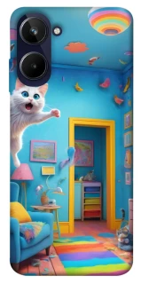 Чохол на Realme 10 4G crazy cat фото 1 з 1