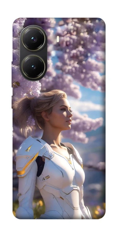Чохол на Xiaomi Poco X6 Pro Cyber space girl ver.1 фото 1 з 1