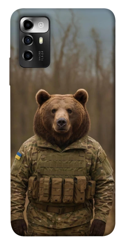 Чохол на ZTE Blade A72 Ведмідь захисник фото 1 з 1