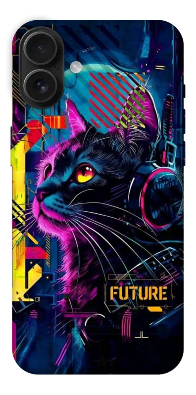 Чохол на Apple iPhone 16 Plus Cyber Cat v2 фото 1 з 1