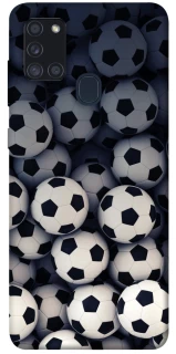 Чехол на Samsung Galaxy A21s Футбольные мячи фото 1 из 1