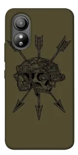 Чехол на ZTE Blade L220 Mil skull фото 1 из 1