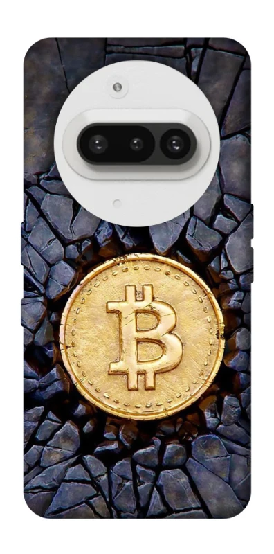Чохол на Nothing Phone (3a) Bitcoin cracks фото 1 з 1