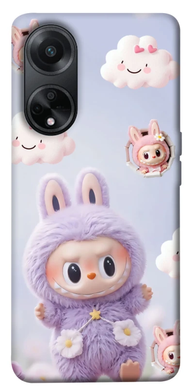 Чехол на Oppo A98 Labubu & clouds фото 1 из 1
