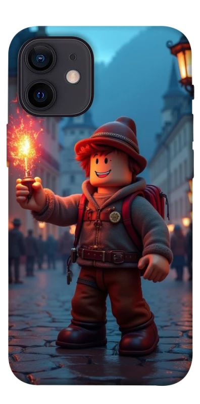 Чохол на Apple iPhone 12 mini (5.4") Roblox Fire Logo Blue Flames фото 1 з 1