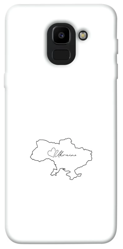 Чохол на Samsung J600F Galaxy J6 (2018) Ukraine map фото 1 з 1