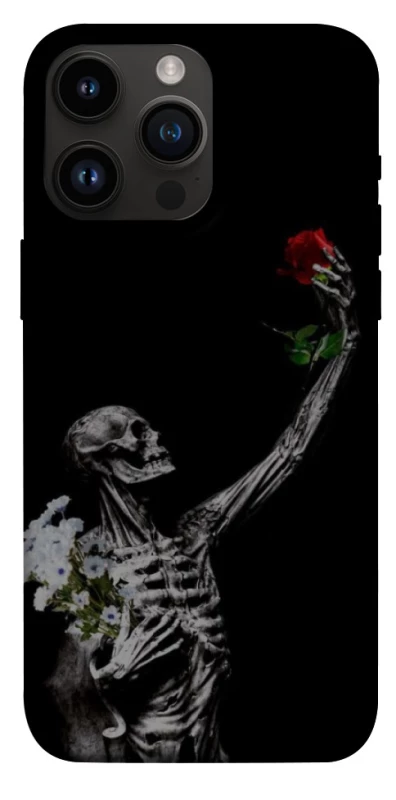Чохол на Apple iPhone 14 Pro Max (6.7") Skeleton vs Rose фото 1 з 1