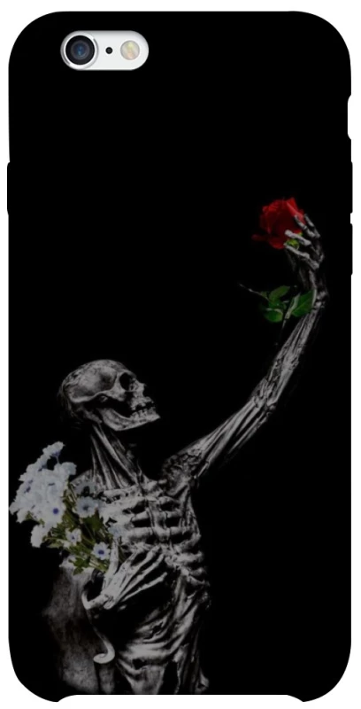 Чохол на Apple iPhone 6/6s (4.7") Skeleton vs Rose фото 1 з 1