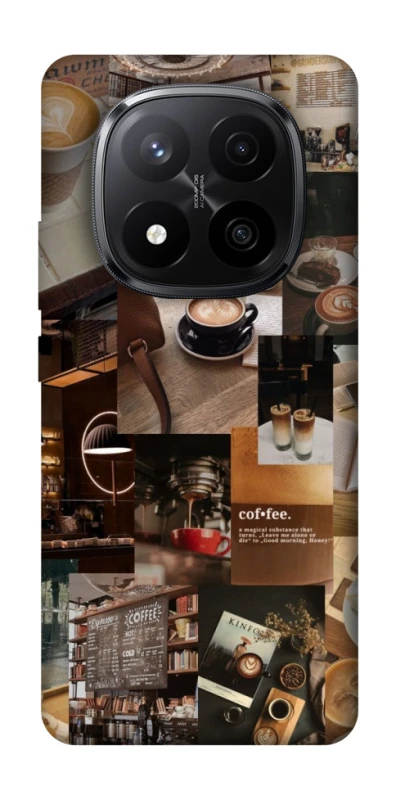 Чехол на Xiaomi Redmi Note 14 Pro+ 5G Coffee collage ver.2 фото 1 из 1