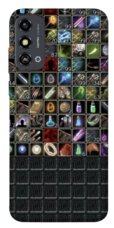 Чехол на ZTE Blade A53 Inventory menu ver.2 фото 1 из 1