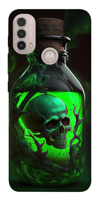 Чохол на Motorola Moto E40 Skull bottle фото 1 з 1