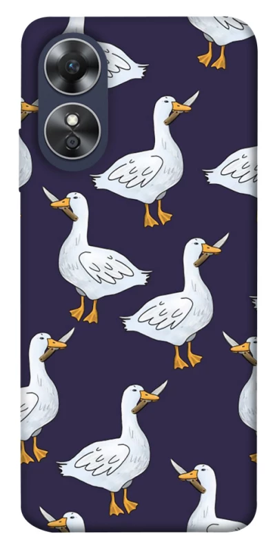 Чохол на Oppo A17 Гуси з претензією фото 1 з 1