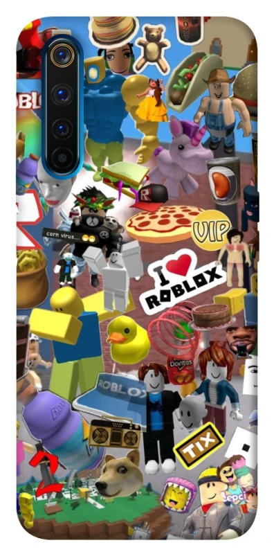 Чохол на Realme 6 Pro Roblox collage ver.5 фото 1 з 1