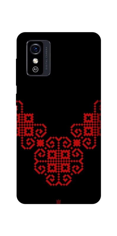 Чохол на ZTE Blade L9 Чорно-червона вишиванка фото 1 з 1
