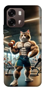 Чехол на Oppo A6 Качок кот фото 1 из 2