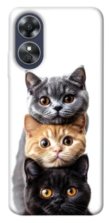 Чохол на Oppo A17 Гарні котики фото 1 з 1