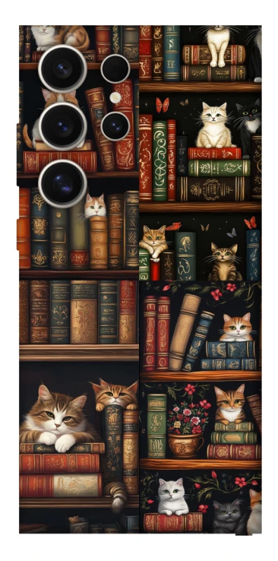 Чохол на Samsung Galaxy S25 Ultra Cats & Books фото 1 з 1