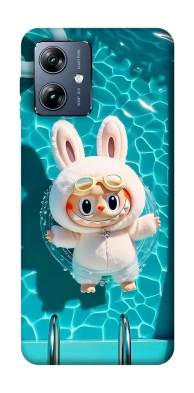 Чохол на Motorola Moto G54 Power Labubu in the pool ver.2 фото 1 з 1