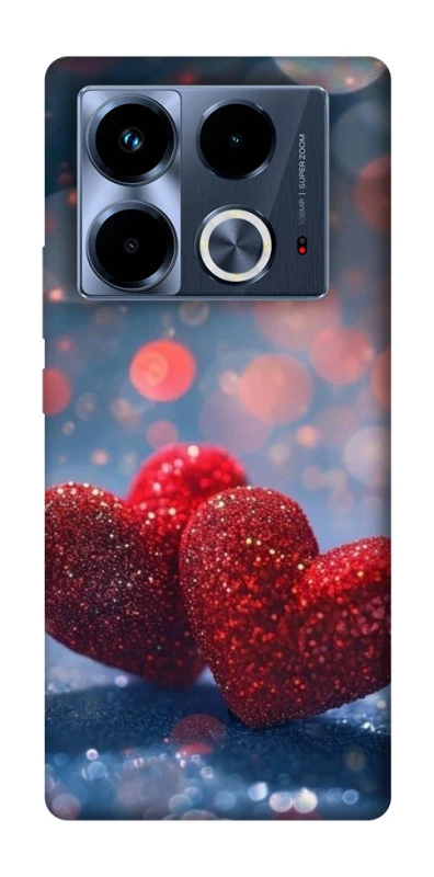 Чехол на Infinix Note 40 4G Red hearts фото 1 из 1