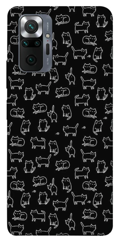 Чохол на Xiaomi Redmi Note 10 Pro Black Cats фото 1 з 1