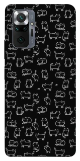 Чохол на Xiaomi Redmi Note 10 Pro Black Cats фото 1 з 1