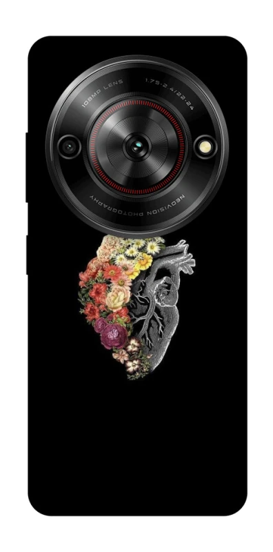 Чохол на ZTE Nubia Focus Heart with flowers фото 1 з 1