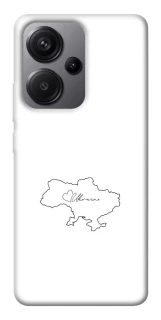 Чохол на Xiaomi Redmi Note 13 Pro+ Ukraine map фото 1 з 1