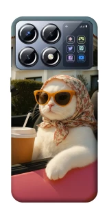 Чехол на Xiaomi POCO X8 Pro Stylish Cat Cruise фото 1 Чехол на Xiaomi POCO X8 Pro Stylish Cat Cruise фото 1 из 1