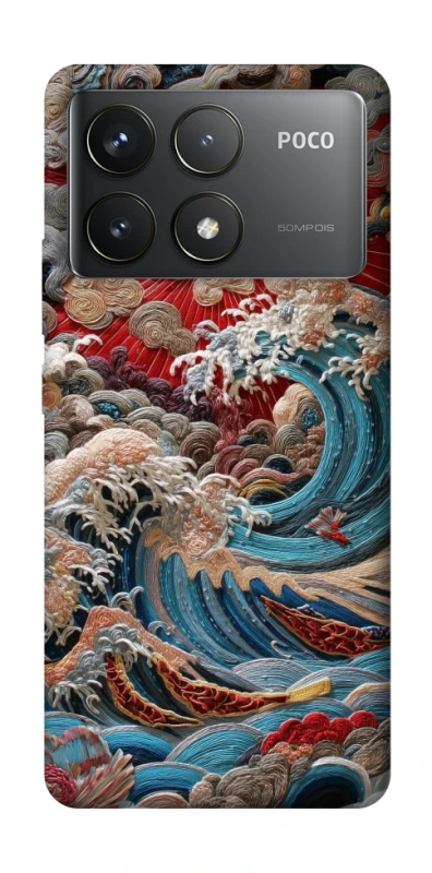 Чохол на Xiaomi Poco F6 Pro Japa wave ver.2 фото 1 з 1