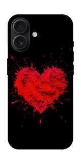 Чехол на Apple iPhone 16 Splash heart фото 1 из 1