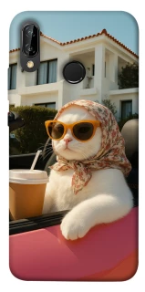 Чохол на Huawei P20 Lite Stylish Cat Cruise фото 1 Чохол на Huawei P20 Lite Stylish Cat Cruise фото 1 з 1