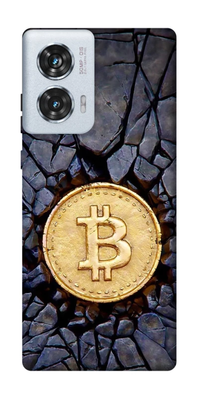 Чохол на Motorola Edge 50 Fusion Bitcoin cracks фото 1 з 1