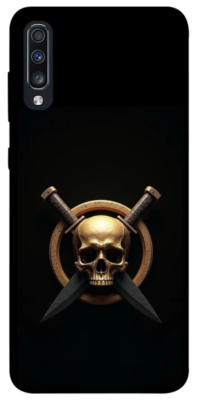 Чохол на Samsung Galaxy A70 (A705F) Golden Skull фото 1 з 1
