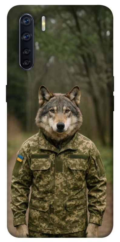 Чохол на Oppo A91 Вовк захисник фото 1 з 1