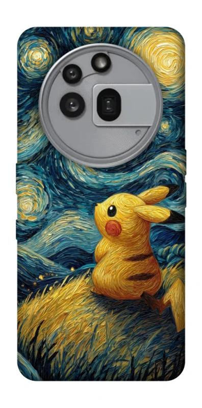Чохол на Nothing Phone (3a) Pro Pikachu and Van Gogh фото 1 з 1