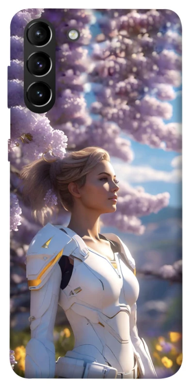 Чохол на Samsung Galaxy S21+ Cyber space girl ver.1 фото 1 з 1