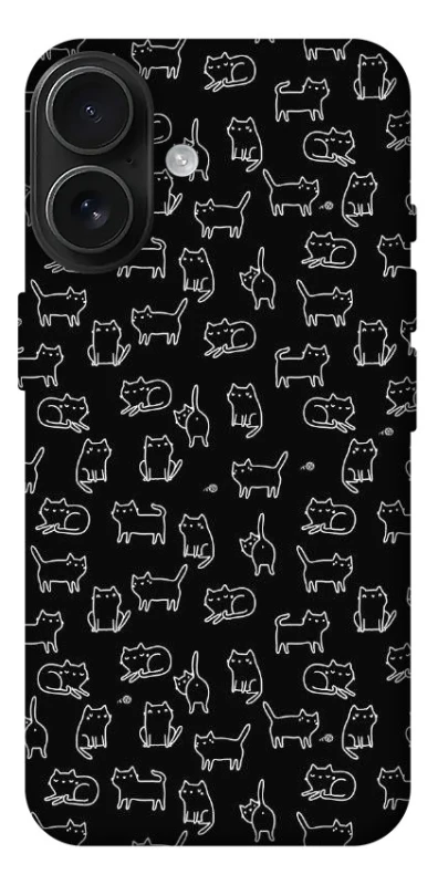 Чехол на Apple iPhone 17 (6.3") Black Cats фото 1 из 1