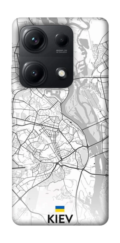 Чохол на Xiaomi Redmi Note 14S Kiev white map фото 1 з 1