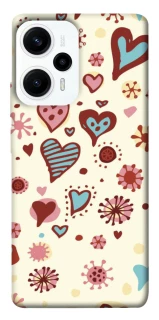 Чохол на Xiaomi Poco F5 / Note 12 Turbo Pretty hearts фото 1 з 1