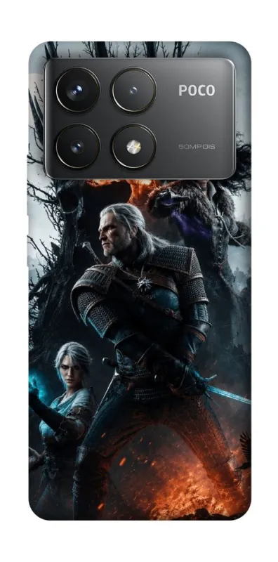 Чехол на Xiaomi Poco F6 Pro Witcher v2 фото 1 из 1