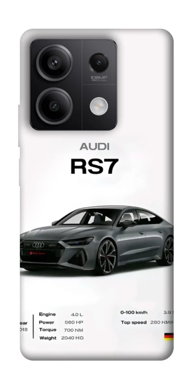 Чехол на Xiaomi Redmi Note 13 5G Audi RS7 фото 1 из 1