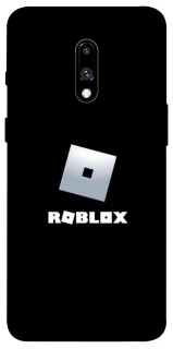Чехол на OnePlus 7 Roblox logo black фото 1 из 1