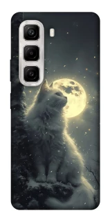 Чехол на Infinix Hot 50 4G Кот под луной фото 1 из 1