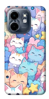 Чехол на Infinix Smart 9 4G / Hot 50i Funny Kittens ver.3 фото 1 из 1