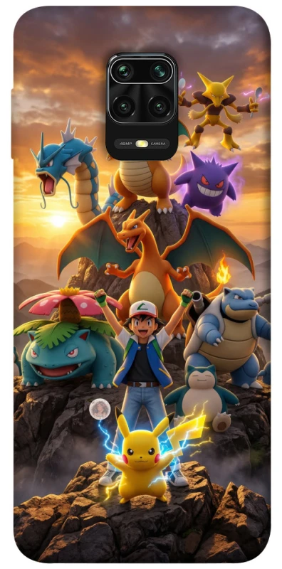 Чехол на Xiaomi Redmi Note 9s / Note 9 Pro / Note 9 Pro Max Pokemon фото 1 из 1
