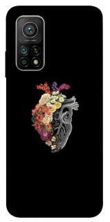 Чехол на Xiaomi Mi 10T Heart with flowers фото 1 из 1
