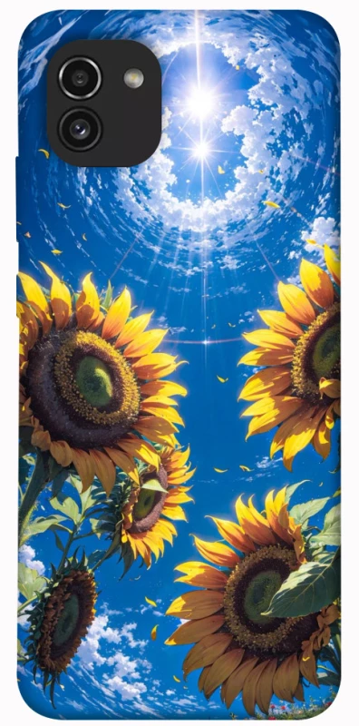 Чехол на Samsung Galaxy A03 Sunflowers фото 1 из 1