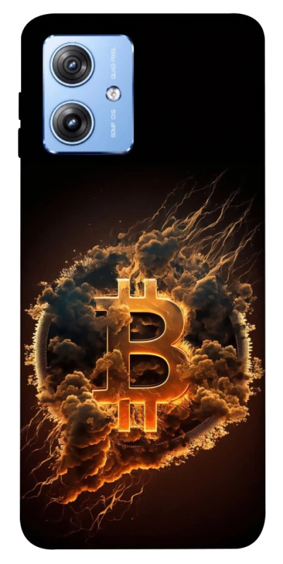 Чехол на Motorola Moto G84 Smoky Bitcoin фото 1 из 1