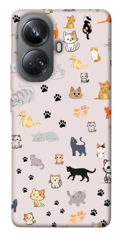Чохол на Realme 10 Pro+ Cat style ver.1 фото 1 з 1